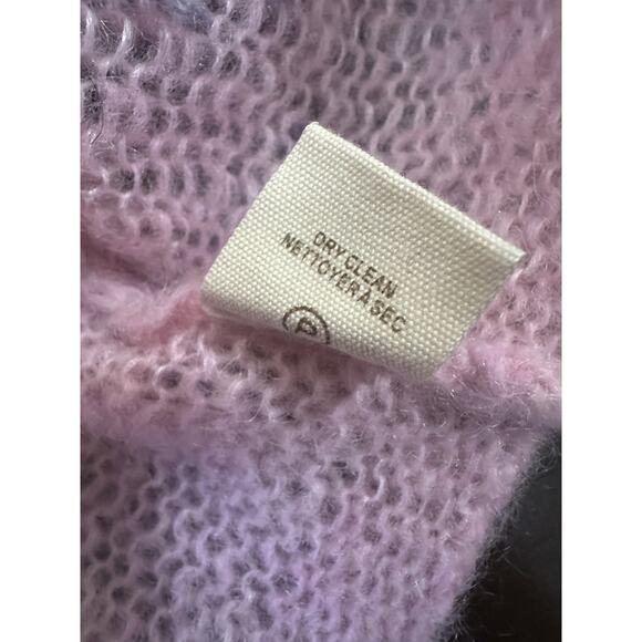 *Flawed* Free People Butterfly Sequin Cardigan Sweater Large Coquet Fairy Whimsy - Picture 13 of 14